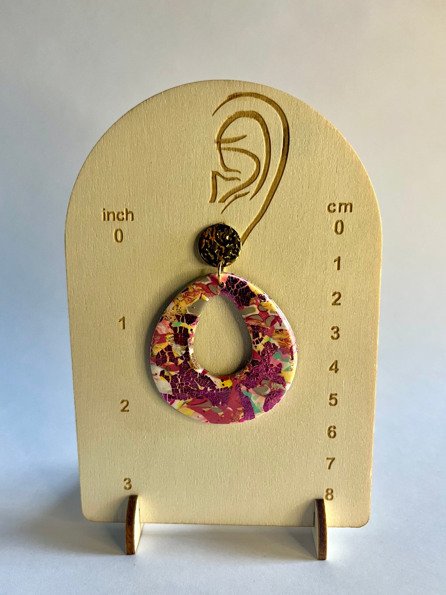 Pretty in Pink - Teardrop Earrings