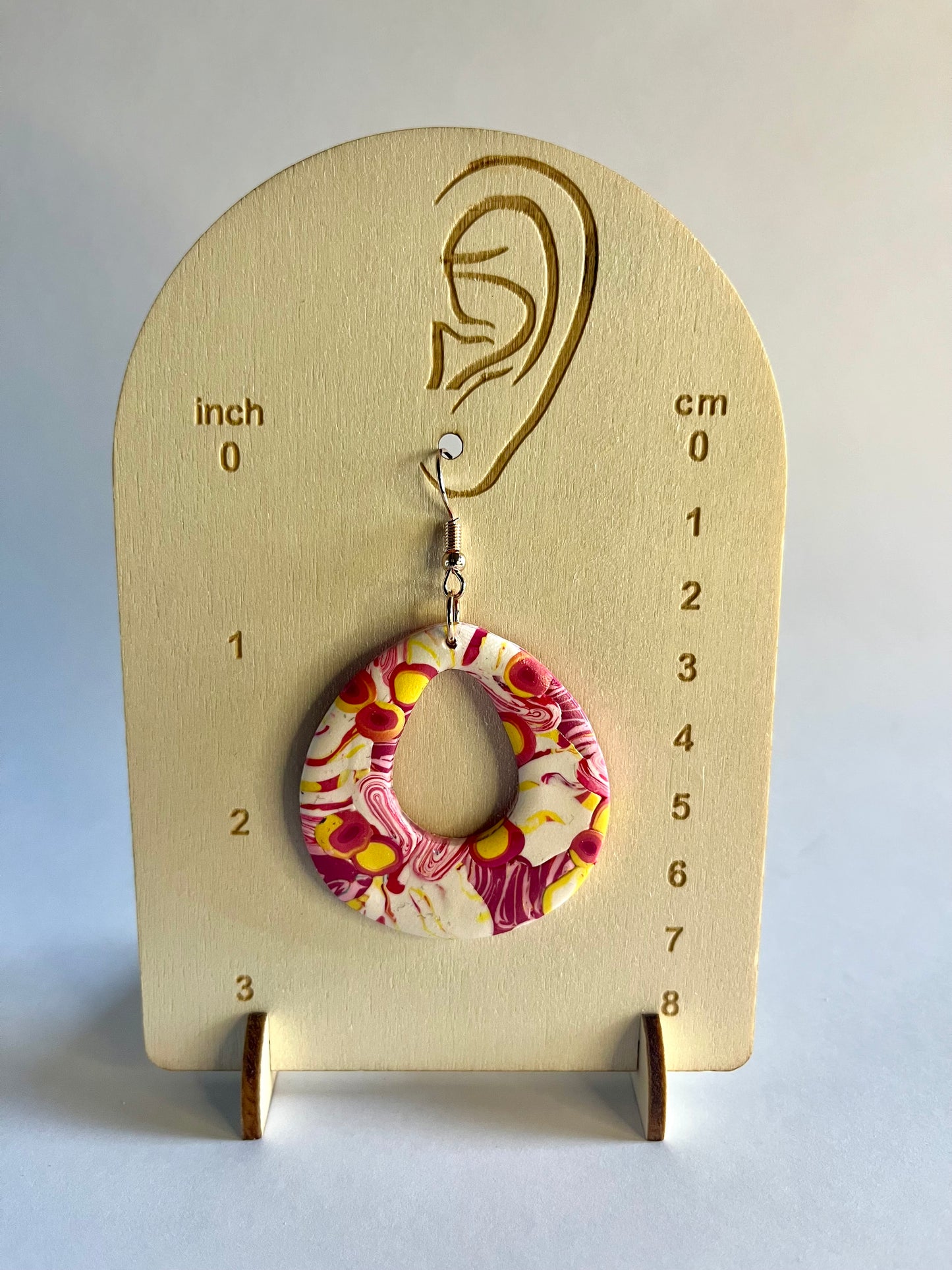 Pretty in Pink - Teardrop Earrings