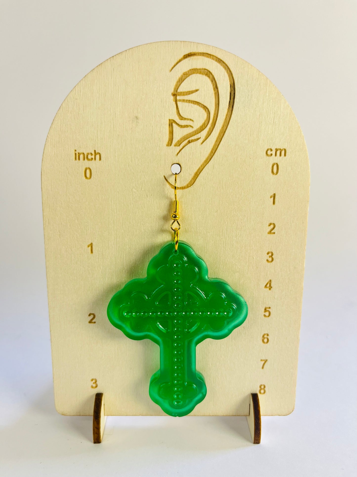 Don’t be Jelly - Ornate Cross Earrings