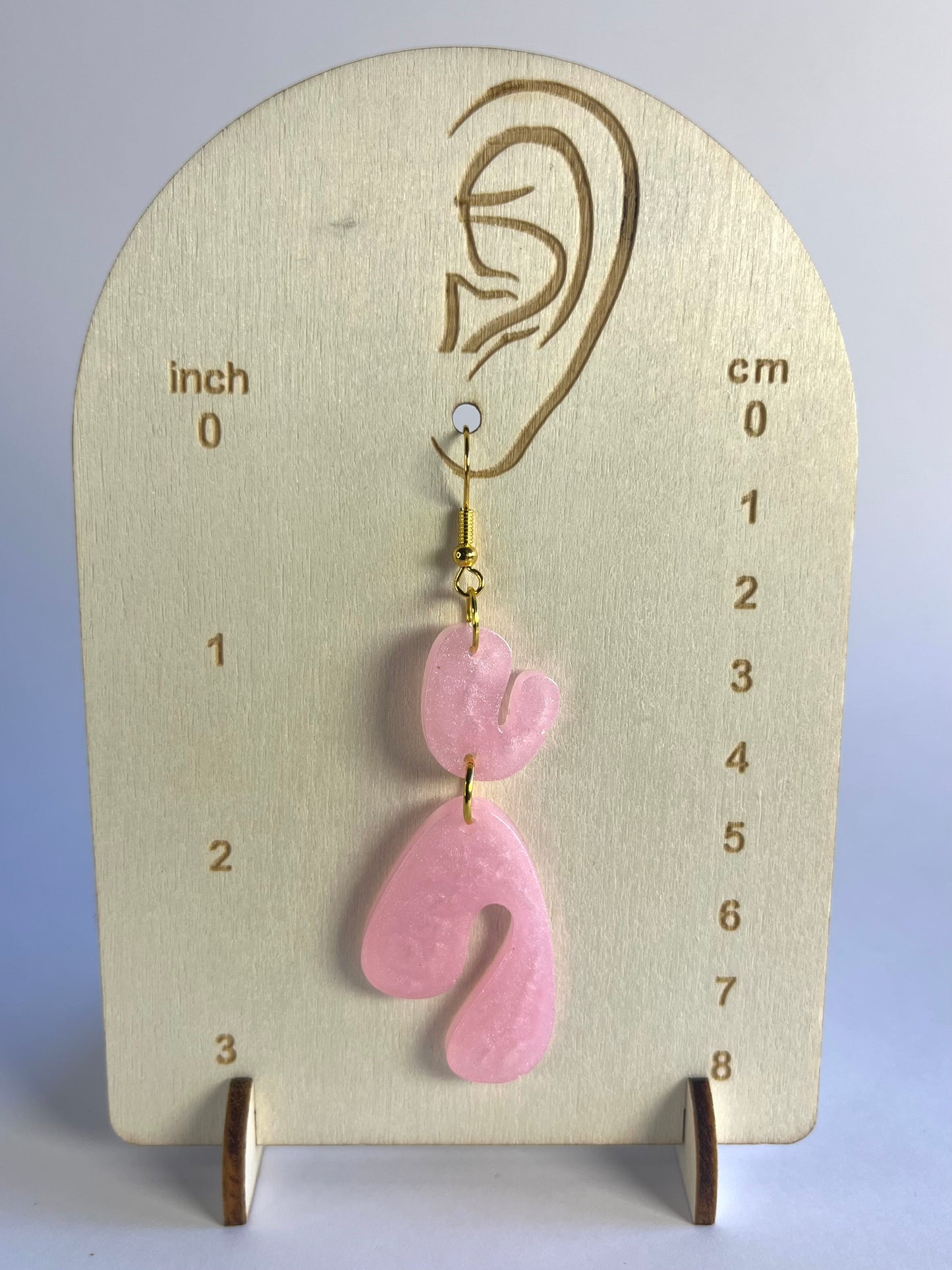 Don’t be Jelly - Pink Organic Earrings