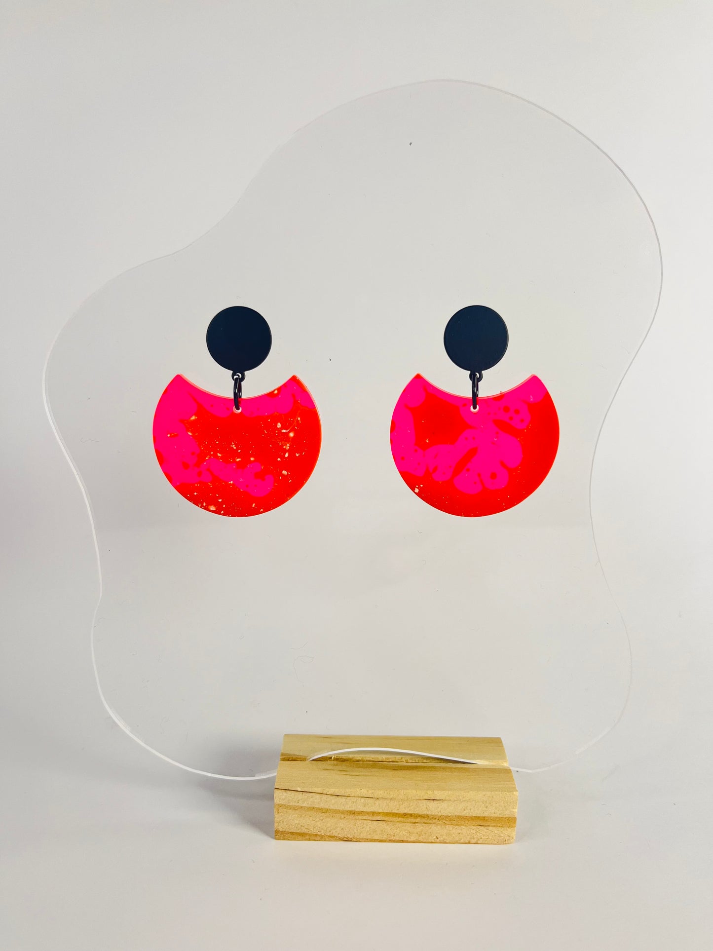 Don’t be Jelly - Circle Splash Earrings