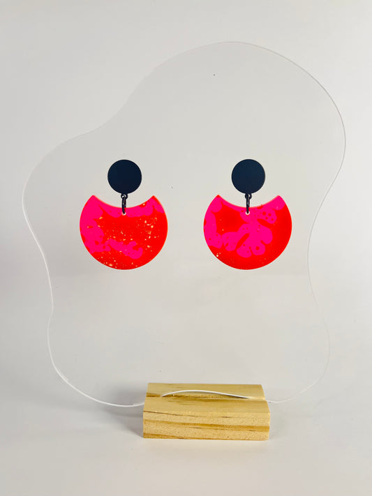 Don’t be Jelly - Circle Splash Earrings