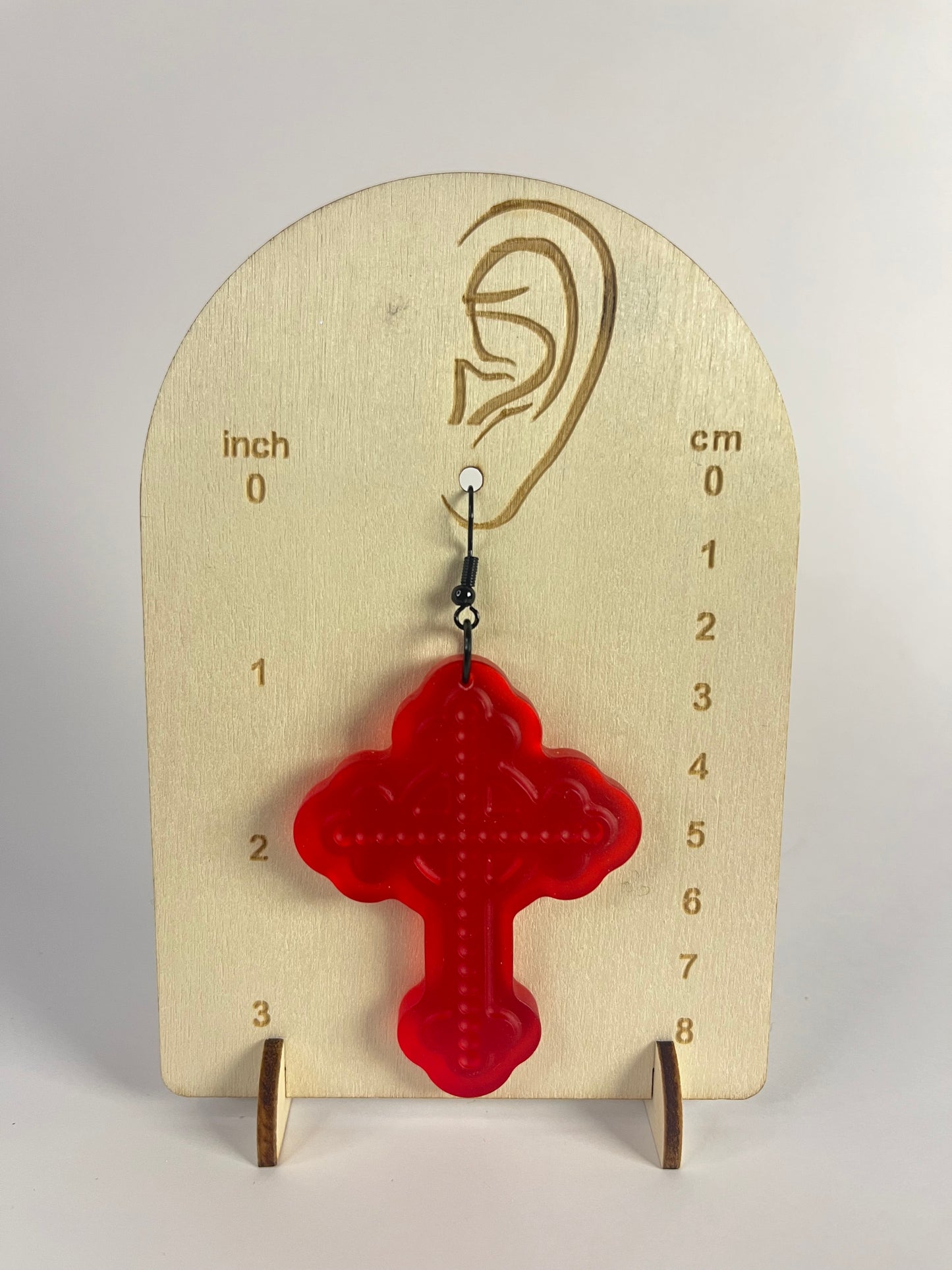 Don’t be Jelly - Ornate Cross Earrings