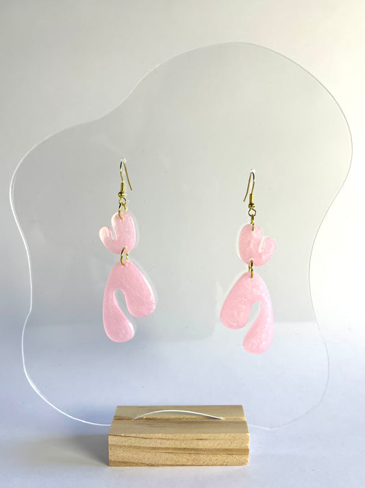 Don’t be Jelly - Pink Organic Earrings