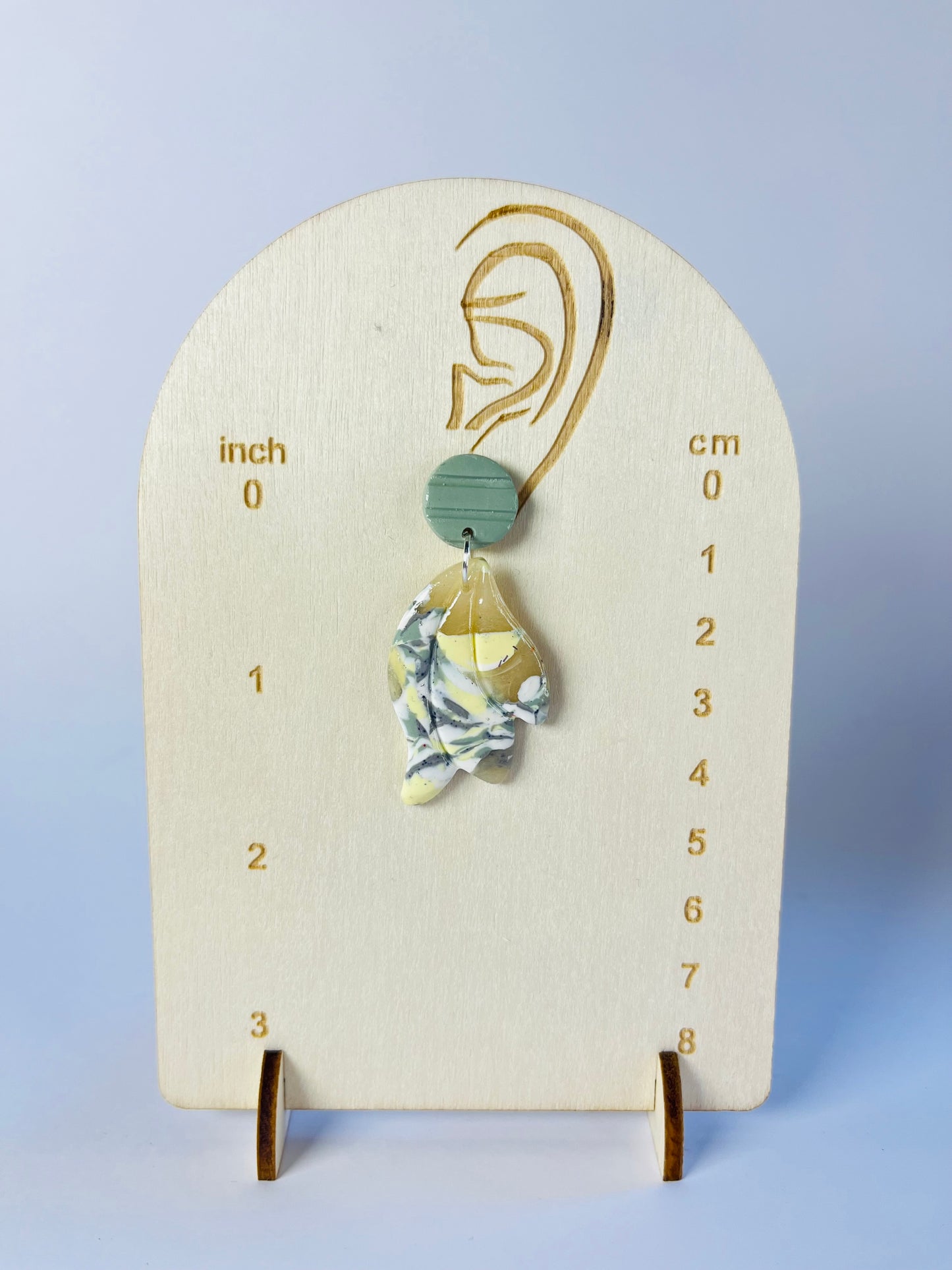 It’s Marbleous - Marble Flower Earrings