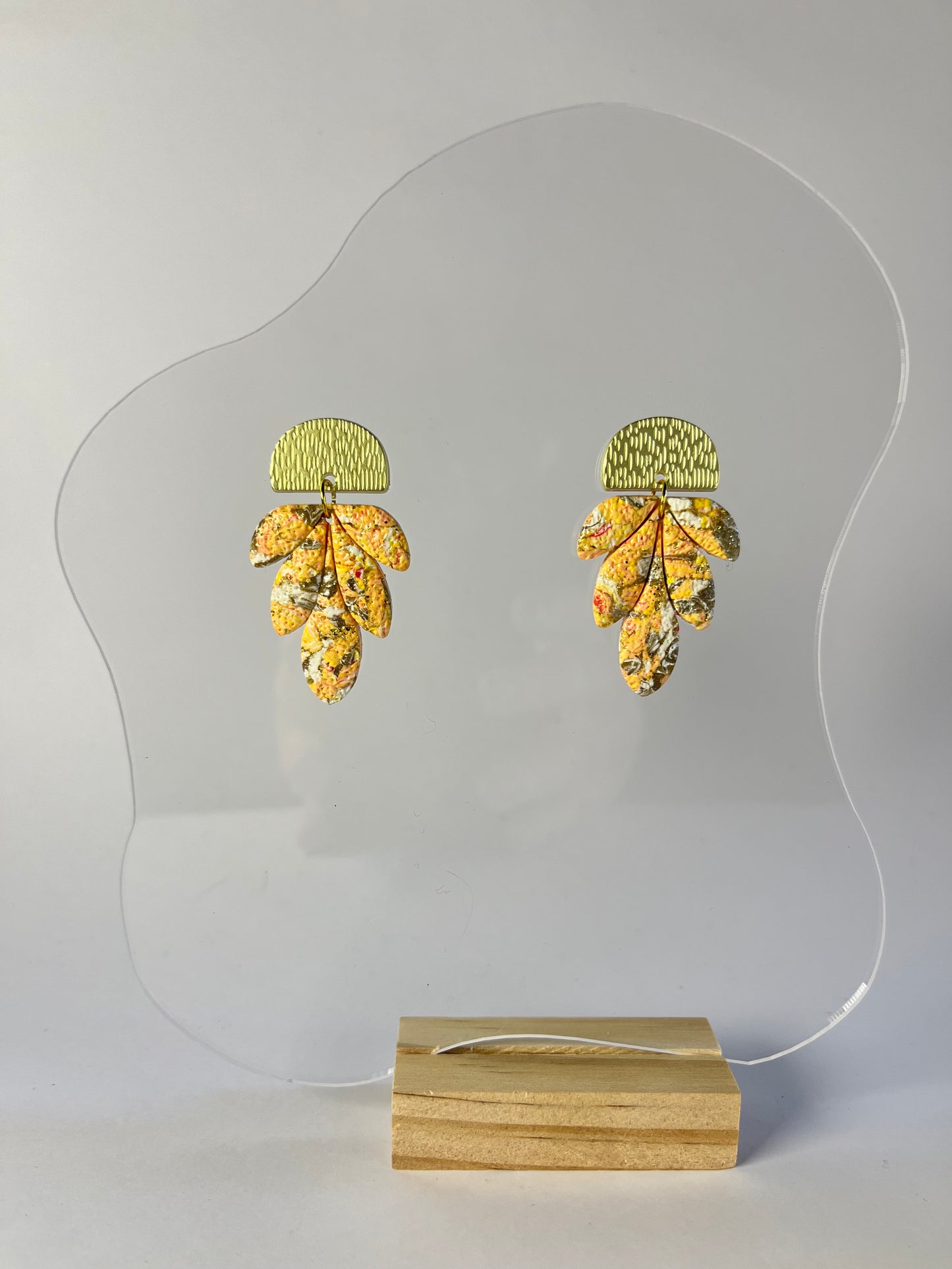 She’s Peachy - Boho Peach Earrings