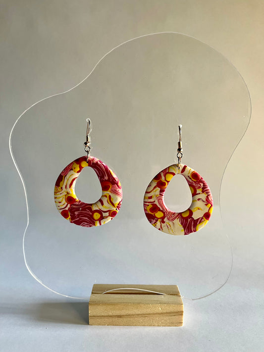 Pretty in Pink - Teardrop Earrings